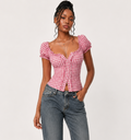 Top Vichy Rose